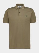 Stone Island Military Green Organic Cotton Piqué Polo Shirt