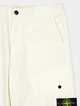 Stone Island Ivory Stretch Cargo Trousers