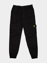 Stone Island Black Stretch Cargo Trousers