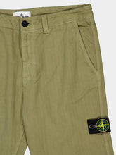 Stone Island Laurel Green Cotton Chino Trousers