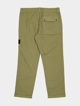Stone Island Laurel Green Cotton Chino Trousers