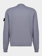 Stone Island Ash Grey Stretch Wool Crewneck Jumper