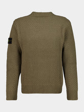 Stone Island Military Green Lambswool Jumper