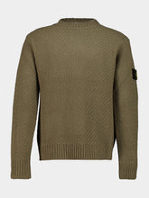 Stone Island Military Green Lambswool Jumper
