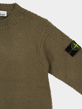 Stone Island Military Green Lambswool Jumper
