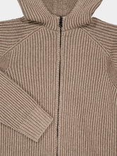 Stone Island Biscuit Two-Tone Cashmere Hooded Jumper