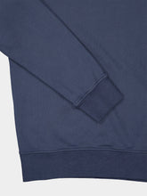 Stone Island Slate Blue Organic Cotton Crewneck Sweatshirt