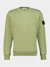 Stone Island Laurel Green Organic Cotton Sweatshirt