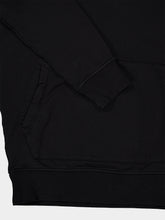 Stone Island Black Organic Cotton Hooded Sweatshirt