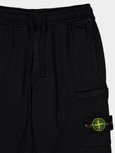 Stone Island Black Cotton Joggers