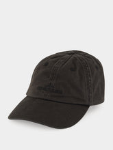 Stone Island Black Logo Embroidered Baseball Cap