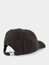 Stone Island Black Logo Embroidered Baseball Cap