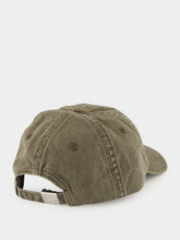 Stone Island Military Green Logo Embroidered Baseball Cap
