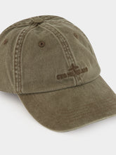 Stone Island Military Green Logo Embroidered Baseball Cap
