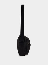 Stone Island Black Coated Nylon Crossbody Bag