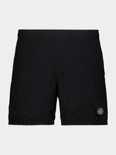 Stone Island Black Nylon Swim Shorts