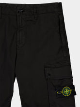 Stone Island Black Cargo Bermuda Shorts