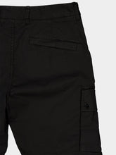 Stone Island Black Cargo Bermuda Shorts
