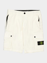 Stone Island Ivory Cargo Bermuda Shorts