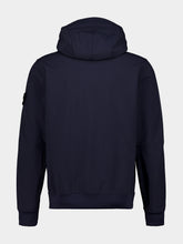Stone Island Navy Blue Soft Shell Hooded Jacket