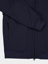 Stone Island Navy Blue Soft Shell Hooded Jacket