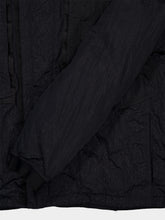 Stone Island Black Warp Rib Padded Hooded Jacket