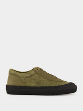 Stone Island Military Green Suede Low-Top Trainers
