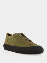 Stone Island Military Green Suede Low-Top Trainers