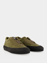 Stone Island Military Green Suede Low-Top Trainers