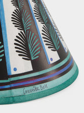 Cressida Bell Green and Blue Hand Painted Paper Lampshade