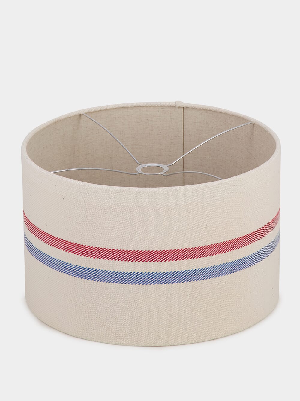 Striped Linen Lampshade