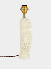 Jean Roger Natural Owl Ceramic Table Lamp