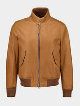 Tom Ford Toffee Grain Leather Harrington