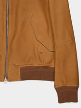 Tom Ford Toffee Grain Leather Harrington