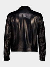 Tom Ford Black Nappa Grain Leather Collar Blouson