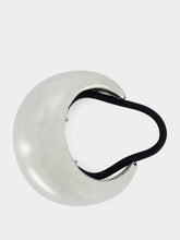 Lelet NY Rhodium Matte Dome Pony Cuff