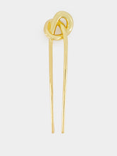 Lelet NY Gold Plated Glossy Knot French Pin