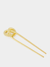 Lelet NY Gold Plated Glossy Knot French Pin