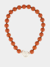 Le Sundial Nautilus Red Jasper Collar