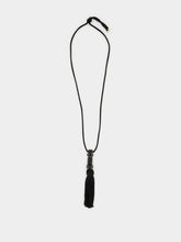 Le Sundial Trinity Onyx Tassel Necklace