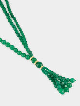 Le Sundial Venice Opera Green Agate Necklace