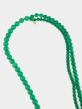 Le Sundial Venice Opera Green Agate Necklace