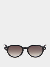 Lunetterie Générale Après-Ski Black Gradient Round Sunglasses