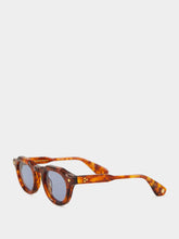 Lunetterie Générale Hello Roméo Vintage Tortoise and 24K Gold Sunglasses with Blue Lenses