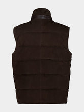 Tom Ford Chocolate Torte Suede Light-Fill Gilet