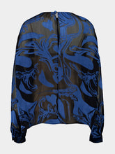 Paula Liatris Devoré Blouse