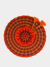 Lorna Murray Bossa Nova Checked Pleated Sun Hat