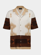 Alanui Chalk Sand Icon Piqué Cotton Shirt