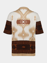 Alanui Chalk Sand Icon Piqué Cotton Shirt