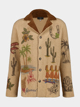 Alanui Camel and Tobacco Decade Shirt